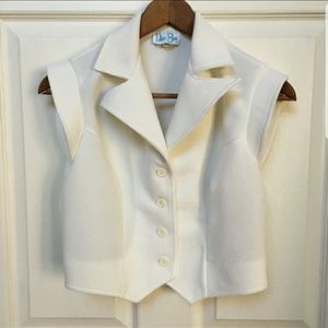 Vintage Tuxedo Cropped Vest 10